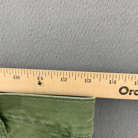 Madewell Shorts Womens Size 24 Army Green Stretch Perfect Vintage Deep Pockets - Picture 10 of 15